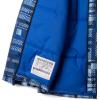 Columbia Boys’ Lightning Lift Iii Printed Jacket(Collegiate Navy Warp Plaid/Mtn Blue)