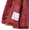 Columbia Girls’ Fire Side Sherpa Full Zip(Marsala Red)