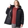 Columbia Men’s Aldercrest II Down Parka, Black, X-Large