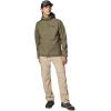 Columbia Mens Ascender II Hooded Softshell Rain Jacket(Stone Green)