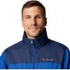 Columbia Men’s Glennaker Lake II Rain Jacket(Mountain Blue/Collegiate Navy)