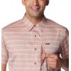 Columbia Men’s Silver Ridge Utility Lite Novelty Short Sleeve(Auburn Chambray Stripe)