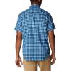 Columbia Men’s Silver Ridge Utility Lite Novelty Short Sleeve(Collegiate Navy Pulaski Plaid)