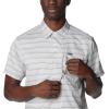 Columbia Men’s Silver Ridge Utility Lite Novelty Short Sleeve(Columbia Grey Chambray Stripe)