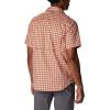 Columbia Men’s Silver Ridge Utility Lite Novelty Short Sleeve(Desert Orange Pulaski Plaid)
