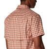 Columbia Men’s Silver Ridge Utility Lite Novelty Short Sleeve(Desert Orange Pulaski Plaid)