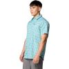 Columbia Men’s Silver Ridge Utility Lite Novelty Short Sleeve(Ripple Blue Pulaski Plaid)