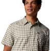 Columbia Men’s Silver Ridge Utility Lite Novelty Short Sleeve(Safari Pulaski Plaid)