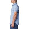 Columbia Men’s Silver Ridge Utility Lite Novelty Short Sleeve(Skyler Chambray Stripe)