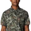 Columbia Men’s Silver Ridge Utility Lite Novelty Short Sleeve(Stone Green Floriculture)