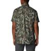 Columbia Men’s Silver Ridge Utility Lite Novelty Short Sleeve(Stone Green Floriculture)