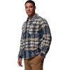 Columbia Men’s Steens Mountain Printed Shirt Jacket Ii(Collegiate Navy Herringplaid)