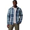 Columbia Men’s Steens Mountain Printed Shirt Jacket Ii(Crushed Blue Herringplaid)