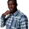 Columbia Men’s Steens Mountain Printed Shirt Jacket Ii(Crushed Blue Herringplaid)