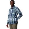 Columbia Men’s Steens Mountain Printed Shirt Jacket Ii(Crushed Blue Herringplaid)