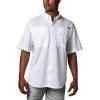Columbia Men’s Tamiami II Short Sleeve Shirt(White – Legacy)