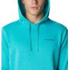 Columbia Men’s Trek Hoodie(Bright Aqua Heather/Csc Sleeve Logo)