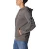 Columbia Men’s Trek Hoodie(Charcoal Heather/Csc Sleeve Logo)