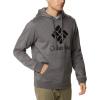 Columbia Men’s Trek Hoodie(Charcoal Heather/Csc Stacked Logo)