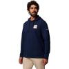 Columbia Men’s Trek Hoodie(Collegiate Navy/Boxy Brand)