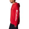 Columbia Men’s Trek Hoodie(Mountain Red/Csc Sleeve Logo)
