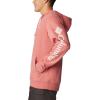 Columbia Men’s Trek Hoodie(Pink Agave/Csc Sleeve Logo)