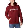 Columbia Men’s Trek Hoodie(Red Jasper/Csc Branded Logo)