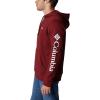 Columbia Men’s Trek Hoodie(Red Jasper/Csc Sleeve Logo)
