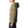 Columbia Men’s Trek Hoodie(Stone Green  Csc Sleeve Logo)