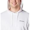 Columbia Men’s Trek Hoodie(White/Csc Sleeve Logo)
