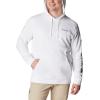 Columbia Men’s Trek Hoodie(White/Csc Sleeve Logo)