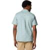 Columbia Men’s Wild Cast Camp Shirt(Crushed Blue Troutopia)
