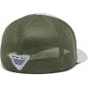Columbia Unisex PFG Fischflagge Mesh Ballkappe – Hoch Cap(Cool Green/Mosstone/Us Fish Flag)