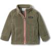 Columbia Unisex-Baby Benton Springs Fleece Jacket(Stone Green/Pink Orchid)