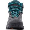 Columbia Women’s Newton Ridge Plus Waterproof Amped Hiking Boot(Shark/River Blue)