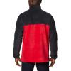 Columbia mens Steens Mountain™ Half Zip(Black  Mountain Red)