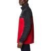 Columbia mens Steens Mountain™ Half Zip(Black  Mountain Red)
