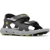 Columbia unisex-child Techsun Vent SandalSport Sandal(Dark Grey/Warning Yellow)