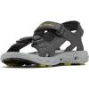 Columbia unisex-child Techsun Vent SandalSport Sandal(Dark Grey/Warning Yellow)