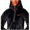 Columbia womens Fire Side Sherpa 1/4 Zip(Black)