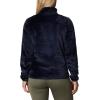 Columbia womens Fire Side Sherpa 1/4 Zip(Blue)