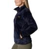 Columbia womens Fire Side Sherpa 1/4 Zip(Blue)