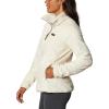 Columbia womens Fire Side Sherpa 1/4 Zip(Chalk)