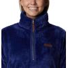 Columbia womens Fire Side Sherpa 1/4 Zip(Dark Sapphire)