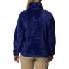 Columbia womens Fire Side Sherpa 1/4 Zip(Dark Sapphire)