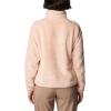 Columbia womens Fire Side Sherpa 1/4 Zip(Dusty Pink)