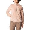 Columbia womens Fire Side Sherpa 1/4 Zip(Dusty Pink)