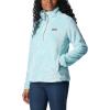 Columbia womens Fire Side Sherpa 1/4 Zip(Green)