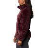 Columbia womens Fire Side Sherpa 1/4 Zip(Malbec)