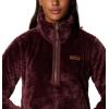 Columbia womens Fire Side Sherpa 1/4 Zip(Malbec)